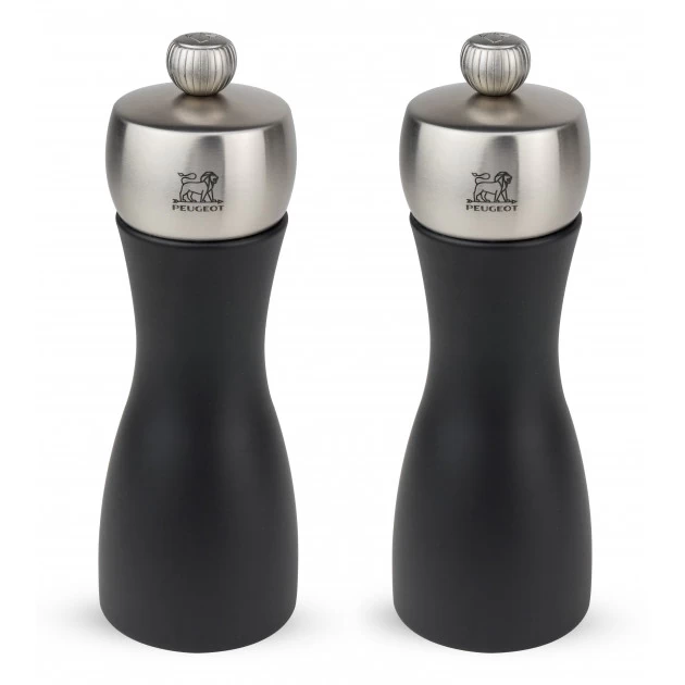 Duo Moulin à Poivre Et à Sel Fidji 15 Cm Noir-Inox Peugeot 3 Duo Moulin à Poivre Et à Sel Fidji 15 Cm Noir-Inox Peugeot