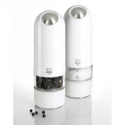 Duo Moulin à Poivre Et Sel Electrique Alaska 17 Cm Blanc Peugeot -Ustensiles De Cuisine Boutique duo moulin a poivre et sel electrique alaska 17 cm blanc peugeot 5