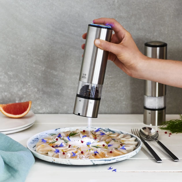 Duo Moulin à Poivre Et Sel Electrique Elis Sense U'Select 20 Cm Inox Peugeot 6 Duo Moulin à Poivre Et Sel Electrique Elis Sense U'Select 20 Cm Inox Peugeot – Image 4