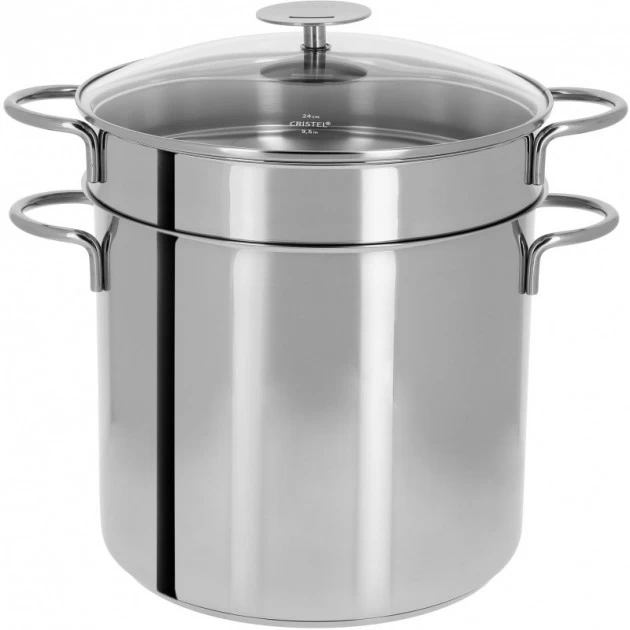 Ensemble Cuiseur à Pâtes Mutine Ø 22 Cm Manche Fixe Inox Cristel 3 Ensemble Cuiseur à Pâtes Mutine Ø 22 Cm Manche Fixe Inox Cristel