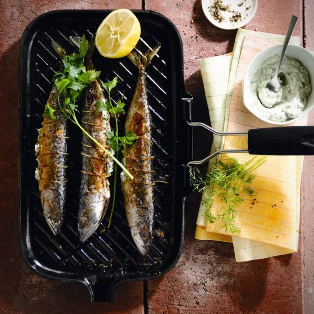 Gril En Fonte Rectangulaire 36 X 20 Cm Avec Manche Repliable Le Creuset 7 Gril En Fonte Rectangulaire 36 X 20 Cm Avec Manche Repliable Le Creuset – Image 5