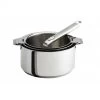 Lot De 3 Casseroles Inox Mutine Amovible Avec Poignée Zenith Cristel
