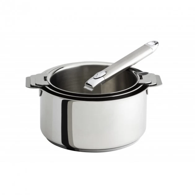 Lot De 3 Casseroles Inox Mutine Amovible Avec Poignée Zenith Cristel 3 Lot De 3 Casseroles Inox Mutine Amovible Avec Poignée Zenith Cristel