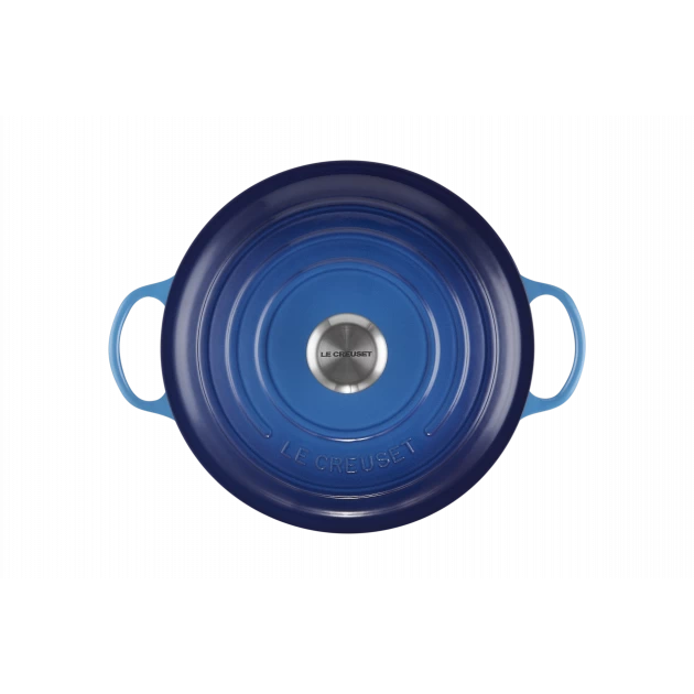 Marmite En Fonte 26 Cm Azur Le Creuset Signature 5 Marmite En Fonte 26 Cm Azur Le Creuset Signature – Image 3