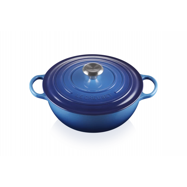 Marmite En Fonte 26 Cm Azur Le Creuset Signature 3 Marmite En Fonte 26 Cm Azur Le Creuset Signature