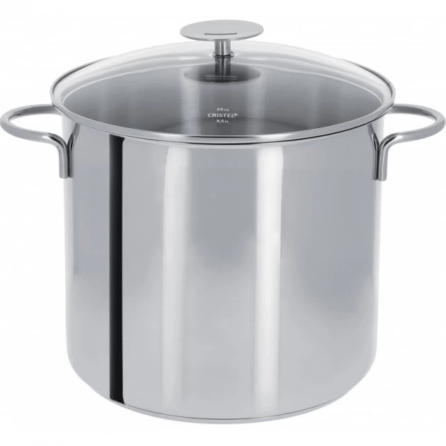 Marmite Mutine Ø 22 Cm Manche Fixe Inox Cristel 3 Marmite Mutine Ø 22 Cm Manche Fixe Inox Cristel