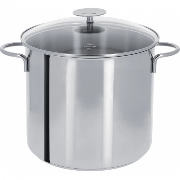Marmite Mutine Ø 24 Cm Manche Fixe Inox Cristel 3 Marmite Mutine Ø 24 Cm Manche Fixe Inox Cristel