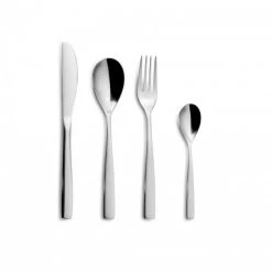 Ménagère 24 Pièces BCN COLORS Argent Inox 18% 3 Mm Comas