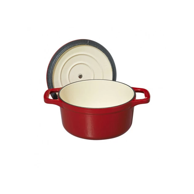 Mini Cocotte En Fonte Ronde 10 Cm Rouge Chasseur 5 Mini Cocotte En Fonte Ronde 10 Cm Rouge Chasseur – Image 3