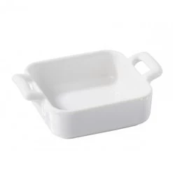 Mini Ramequin Carré Blanc 7x7 Cm Belle Cuisine Revol
