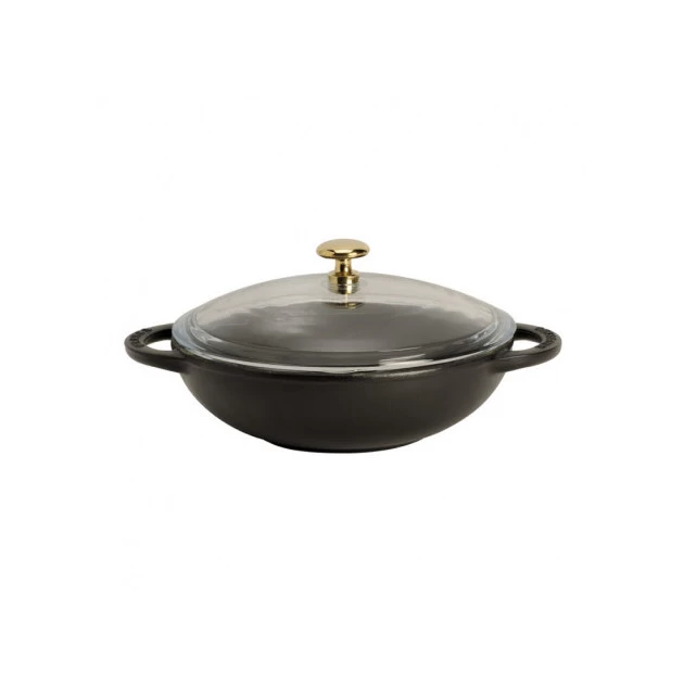 Mini Wok En Fonte 18 Cm Noir Mat Chasseur 3 Mini Wok En Fonte 18 Cm Noir Mat Chasseur