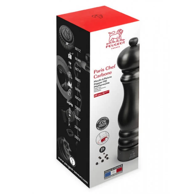 Moulin à Poivre Paris Chef U'Select 22 Cm Carbone Peugeot 5 Moulin à Poivre Paris Chef U'Select 22 Cm Carbone Peugeot – Image 3