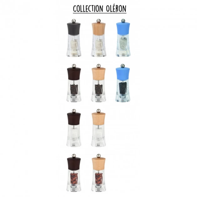 Moulin à Sel Humide Oléron 14 Cm Transparent-Chocolat Peugeot 4 Moulin à Sel Humide Oléron 14 Cm Transparent-Chocolat Peugeot – Image 2