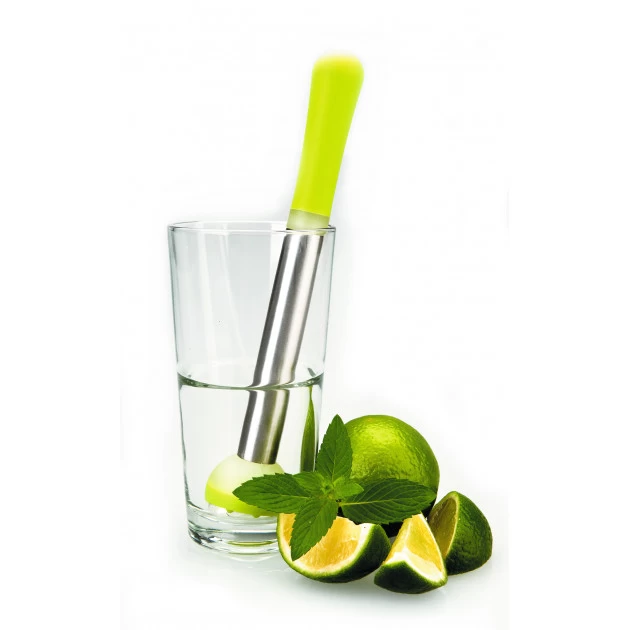 Pilon Cocktail Inox Et PVC 21 Cm Ibili 4 Pilon Cocktail Inox Et PVC 21 Cm Ibili – Image 2