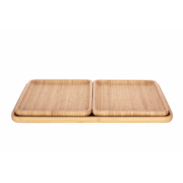 Plateau De Service En Bambou 28 X 20 Cm Pebbly 5 Plateau De Service En Bambou 28 X 20 Cm Pebbly – Image 3