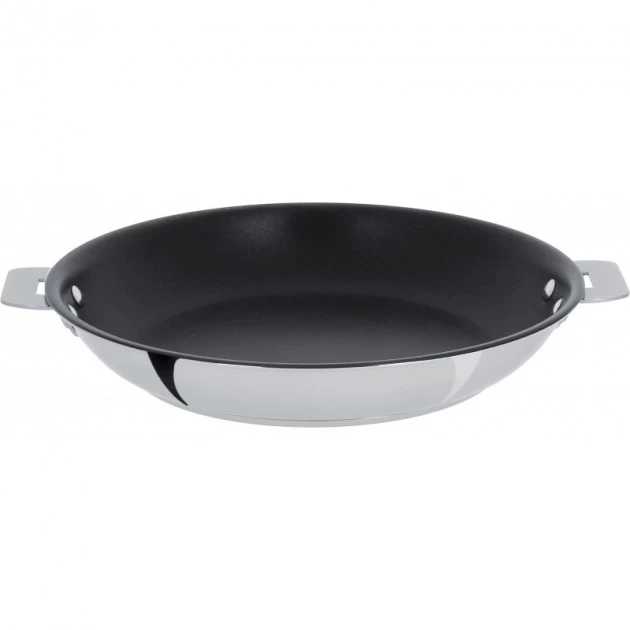 Poêle Casteline Ø 24 Cm Manche Amovible Anti-Adhésive Inox Cristel 3 Poêle Casteline Ø 24 Cm Manche Amovible Anti-Adhésive Inox Cristel