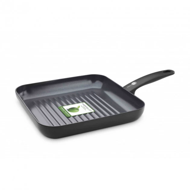 Poêle En Céramique Grill Carré 28 Cm, Collection CAMBRIDGE GreenPan™ 3 Poêle En Céramique Grill Carré 28 Cm, Collection CAMBRIDGE GreenPan™