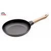 Poêle En Fonte Noir 24 Cm Manche Bois Staub -Ustensiles De Cuisine Boutique poele en fonte noir 24 cm manche bois staub