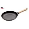 Poêle En Fonte Noir 26 Cm Manche Bois Staub