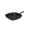 Poêle-gril En Fonte Carré 20 Cm Noir Mat Chasseur -Ustensiles De Cuisine Boutique poele gril en fonte carre 20 cm noir mat chasseur