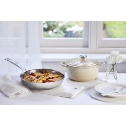 Poêle Inox 26 Cm Le Creuset Signature -Ustensiles De Cuisine Boutique poele inox 26 cm le creuset 2