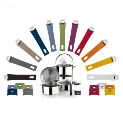 Poêle Mutine Ovale Ø 35 Cm Manche Amovible Anti-Adhésive Inox Cristel -Ustensiles De Cuisine Boutique poele mutine ovale o 35 cm manche amovible anti adhesive inox cristel 2