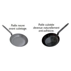Poêle Ø 24 Cm Minéral B Element De Buyer - Poêles En Fer -Ustensiles De Cuisine Boutique poele o 24 cm mineral b element de buyer poeles en fer 3