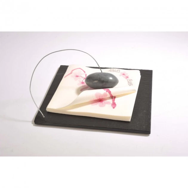 Porte Serviettes Ardoise Avec Galet Par LeBrun 3 Porte Serviettes Ardoise Avec Galet Par LeBrun