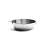 Sauteuse Bombée Tout Inox Sans Queue Ø 24 Cm Twisty De Buyer