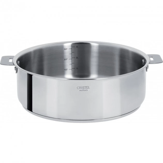 Sauteuse Casteline Ø 24 Cm Manche Amovible Inox Cristel 3 Sauteuse Casteline Ø 24 Cm Manche Amovible Inox Cristel