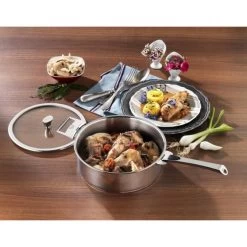Sauteuse Casteline Ø 26 Cm Manche Amovible Inox Cristel 9 Sauteuse Casteline Ø 26 Cm Manche Amovible Inox Cristel -Ustensiles De Cuisine Boutique sauteuse casteline o 26 cm manche amovible inox cristel 1