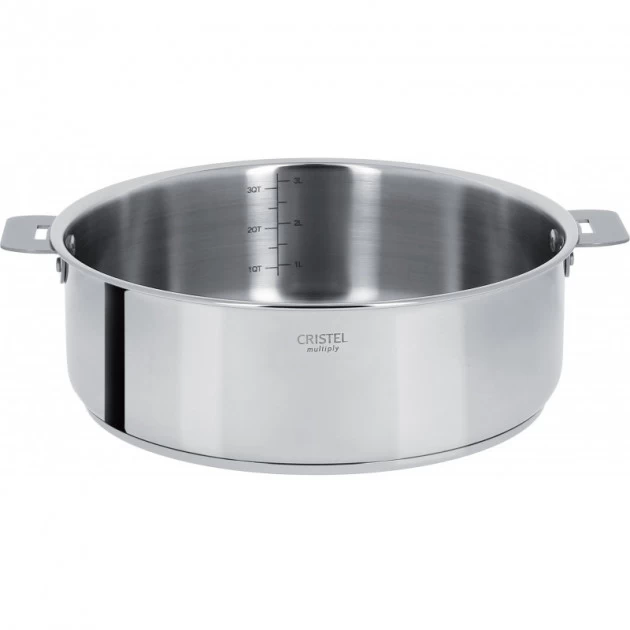 Sauteuse Casteline Ø 26 Cm Manche Amovible Inox Cristel 3 Sauteuse Casteline Ø 26 Cm Manche Amovible Inox Cristel