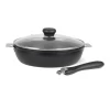 Sauteuse Cookway 24 Cm Exceliss+ Poignée Amovible Et Couvercle Cristel