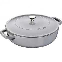 Sauteuse En Fonte Chistera 24 Cm Gris Graphite Staub