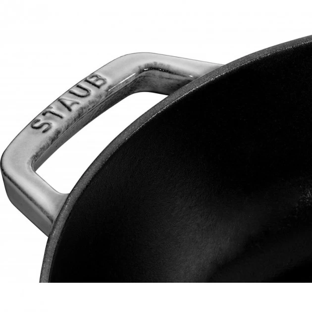 Sauteuse En Fonte Chistera 24 Cm Gris Graphite Staub 7 Sauteuse En Fonte Chistera 24 Cm Gris Graphite Staub – Image 5