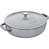 Sauteuse En Fonte Chistera 28 Cm Gris Graphite Staub