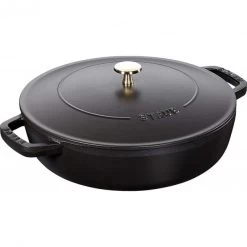 Sauteuse En Fonte Chistera 28 Cm Noir Staub
