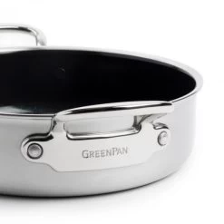 Sauteuse Inox Ø 26 Cm Avec Couvercle PREMIERE GreenPan -Ustensiles De Cuisine Boutique sauteuse inox o 26 cm avec couvercle premiere greenpan 2