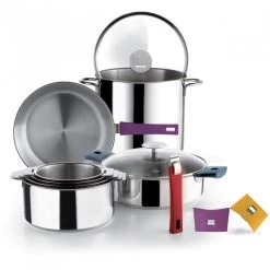 Sauteuse Mutine Ø 22 Cm Manche Amovible Anti-Adhésive Inox Cristel -Ustensiles De Cuisine Boutique sauteuse mutine o 22 cm manche amovible anti adhesive inox cristel 2