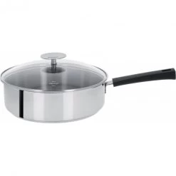 Sauteuse Mutine Ø 24 Cm Manche Fixe Anti-Adhésive Inox Cristel