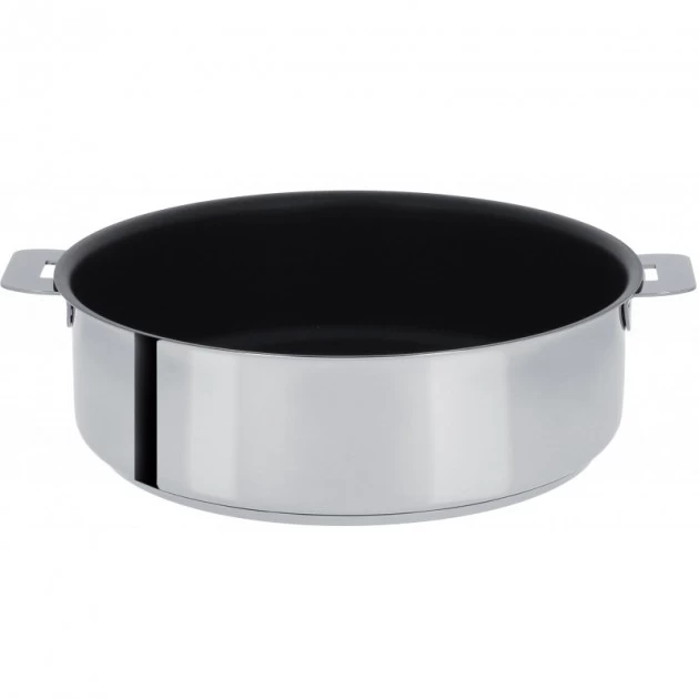 Sauteuse Mutine Ø 26 Cm Manche Amovible Anti-Adhésive Inox Cristel 3 Sauteuse Mutine Ø 26 Cm Manche Amovible Anti-Adhésive Inox Cristel