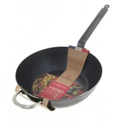 Sauteuse Paysanne Tôle Bleue Ø 32 Cm Outdoor De Buyer -Ustensiles De Cuisine Boutique sauteuse paysanne tole bleue o 32 cm outdoor de buyer 1