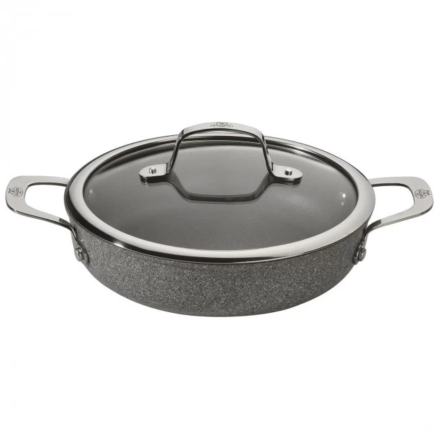 Sauteuse Pierre 24 Cm Avec Couvercle Et Poignées Salina Granitium Ballarini 3 Sauteuse Pierre 24 Cm Avec Couvercle Et Poignées Salina Granitium Ballarini
