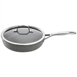 Sauteuse Pierre 28 Cm Avec Couvercle Salina Granitium Ballarini