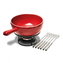 Service à Fondue En Céramique Ø 24 Cm Grand Cru Emile Henry