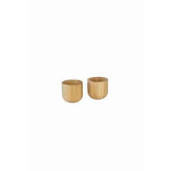 Set De 2 Coquetiers En Bambou Pebbly