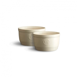 Set De 2 Ramequins En Céramique N°10 Cm Argile Emile Henry