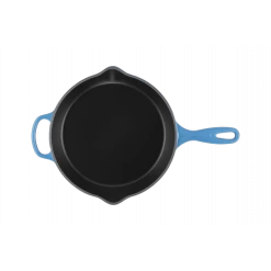Skillet Rond Profond 26cm En Fonte Azur Le Creuset -Ustensiles De Cuisine Boutique skillet rond profond 26cm en fonte marseille le creuset 3