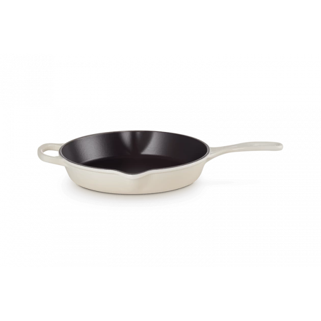 Skillet Rond Profond 26cm En Fonte Meringue Le Creuset 5 Skillet Rond Profond 26cm En Fonte Meringue Le Creuset – Image 3