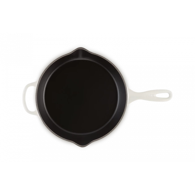 Skillet Rond Profond 26cm En Fonte Meringue Le Creuset 6 Skillet Rond Profond 26cm En Fonte Meringue Le Creuset – Image 4